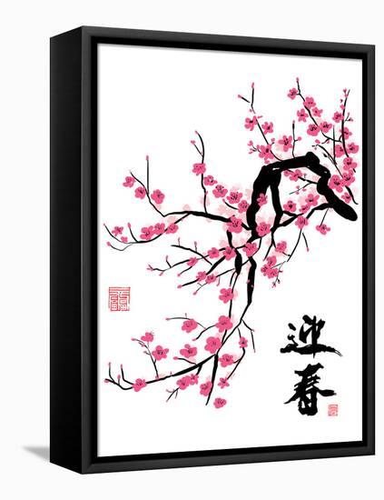 Plum Blossom-yienkeat-Framed Stretched Canvas