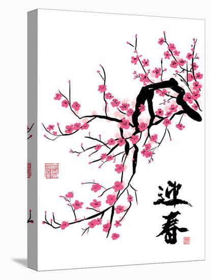 Plum Blossom-yienkeat-Stretched Canvas