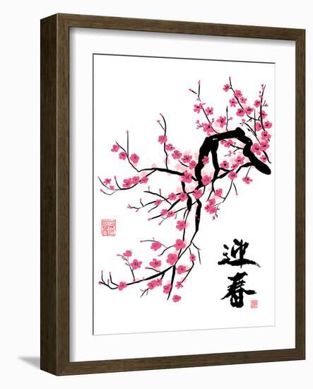 Plum Blossom-yienkeat-Framed Art Print