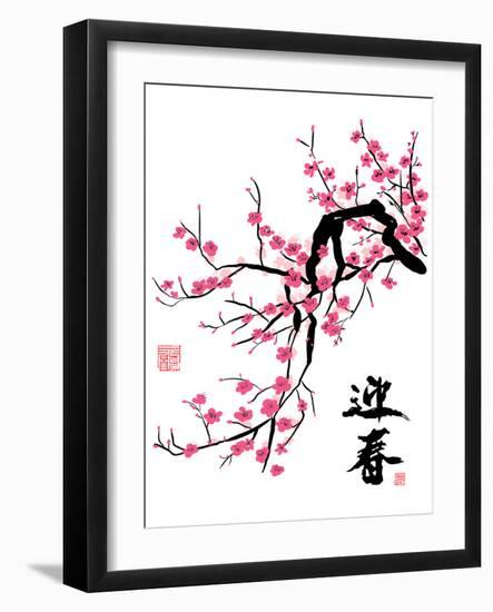 Plum Blossom-yienkeat-Framed Art Print