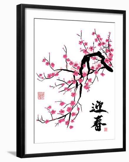 Plum Blossom-yienkeat-Framed Art Print