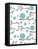 Plum Blossom-Rachel Gresham-Framed Stretched Canvas