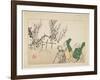 Plum Blossoms, C. 1877-Shibata Zeshin-Framed Giclee Print