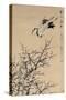 Plum Blossoms, Crane, and Spring, Qing Dynasty (1644-1912), 1824-96, C.1892-Xugu-Stretched Canvas