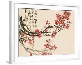Plum Blossoms-Wu Changshuo-Framed Giclee Print