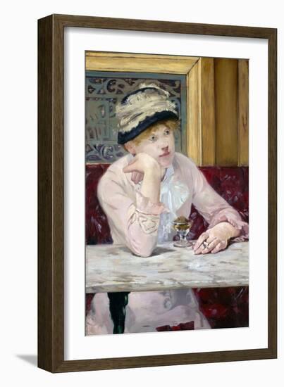 Plum Brandy by ‰Douard Manet-Édouard Manet-Framed Giclee Print