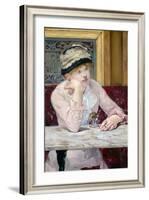 Plum Brandy by ‰Douard Manet-Édouard Manet-Framed Giclee Print