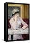 Plum Brandy by ‰Douard Manet-Édouard Manet-Framed Stretched Canvas