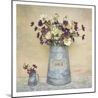 Plum Daisies-Cristin Atria-Mounted Art Print