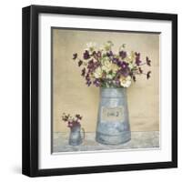 Plum Daisies-Cristin Atria-Framed Giclee Print