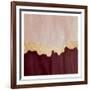 Plum Flow-Kimberly Allen-Framed Art Print