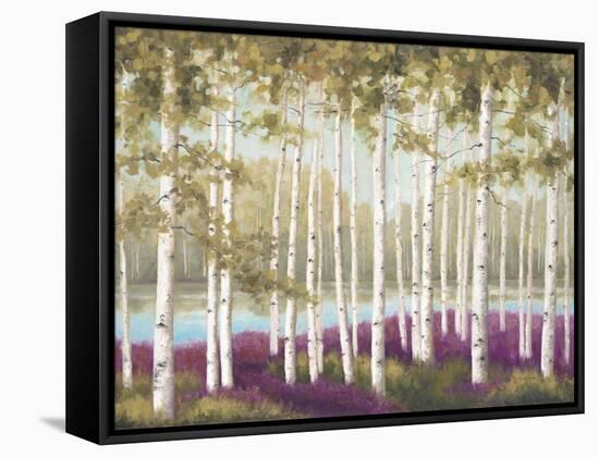 Plum Forest Floor-Jill Schultz McGannon-Framed Stretched Canvas