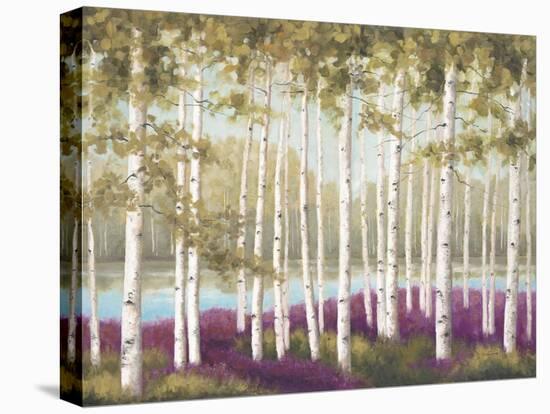 Plum Forest Floor-Jill Schultz McGannon-Stretched Canvas