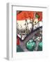 Plum Garden at Kameido-Ando Hiroshige-Framed Giclee Print