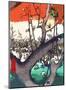 Plum Garden at Kameido-Ando Hiroshige-Mounted Giclee Print