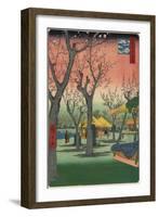 Plum Garden in Kamata, February 1857-Utagawa Hiroshige-Framed Giclee Print