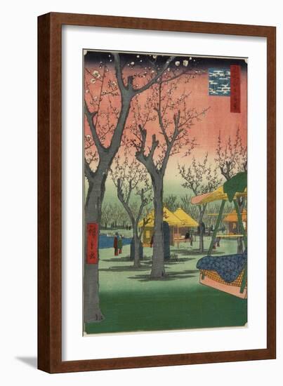 Plum Garden in Kamata, February 1857-Utagawa Hiroshige-Framed Giclee Print