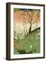 Plum Garden, Kameido-Ando Hiroshige-Framed Giclee Print