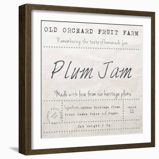 Plum Jam-The Vintage Collection-Framed Giclee Print