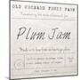Plum Jam-The Vintage Collection-Mounted Giclee Print