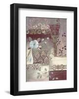 Plum Paisley-Muriel Verger-Framed Giclee Print