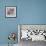 Plum Peonies 1-Gloria Eriksen-Framed Art Print displayed on a wall