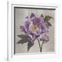 Plum Peonies 1-Gloria Eriksen-Framed Art Print