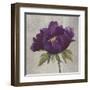 Plum Peonies 3-Gloria Eriksen-Framed Art Print