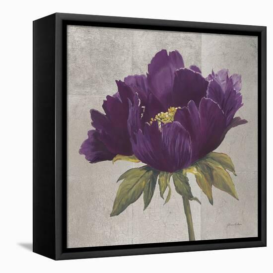 Plum Peonies 3-Gloria Eriksen-Framed Stretched Canvas