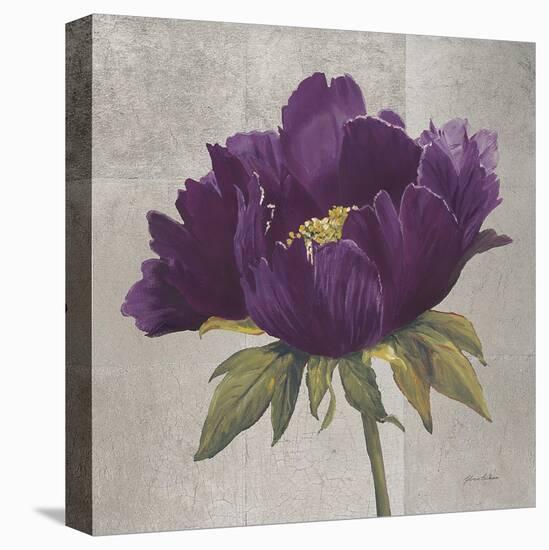 Plum Peonies 3-Gloria Eriksen-Stretched Canvas