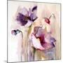 Plum Poppies I-Leticia Herrera-Mounted Art Print