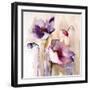 Plum Poppies I-Leticia Herrera-Framed Art Print