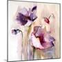 Plum Poppies I-Leticia Herrera-Mounted Art Print