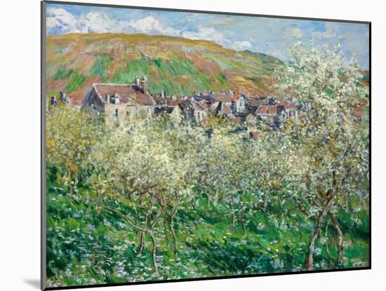 Plum Trees, 1879-Claude Monet-Mounted Giclee Print