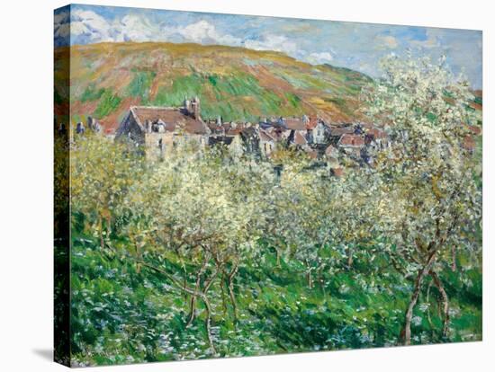 Plum Trees, 1879-Claude Monet-Stretched Canvas