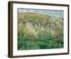 Plum Trees in Blossom, 1879-Claude Monet-Framed Premium Giclee Print