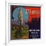 Pluma Brand - Upland, California - Citrus Crate Label-Lantern Press-Framed Art Print