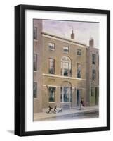 Plumbers Hall in Great Bush Lane, Cannon Street, 1851-Thomas Hosmer Shepherd-Framed Giclee Print