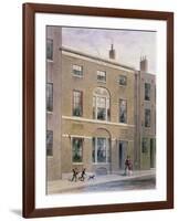 Plumbers Hall in Great Bush Lane, Cannon Street, 1851-Thomas Hosmer Shepherd-Framed Giclee Print