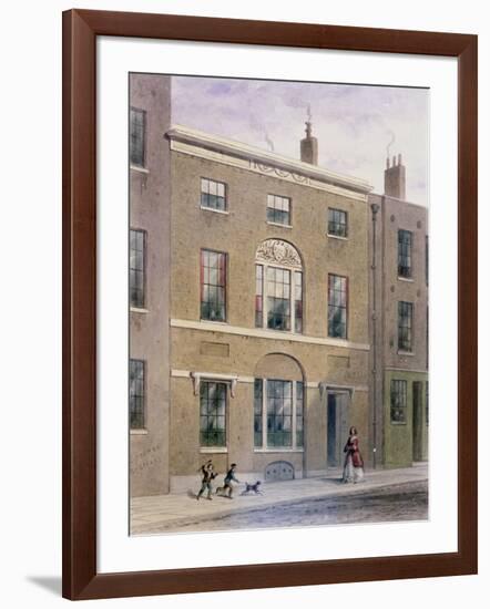 Plumbers Hall in Great Bush Lane, Cannon Street, 1851-Thomas Hosmer Shepherd-Framed Giclee Print
