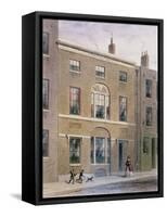 Plumbers Hall in Great Bush Lane, Cannon Street, 1851-Thomas Hosmer Shepherd-Framed Stretched Canvas