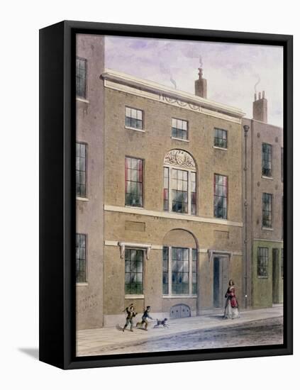 Plumbers Hall in Great Bush Lane, Cannon Street, 1851-Thomas Hosmer Shepherd-Framed Stretched Canvas