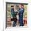 "Plumbers", June 2,1951-Norman Rockwell-Framed Giclee Print