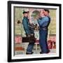 "Plumbers", June 2,1951-Norman Rockwell-Framed Giclee Print