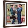 "Plumbers", June 2,1951-Norman Rockwell-Framed Giclee Print