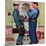 "Plumbers", June 2,1951-Norman Rockwell-Mounted Giclee Print