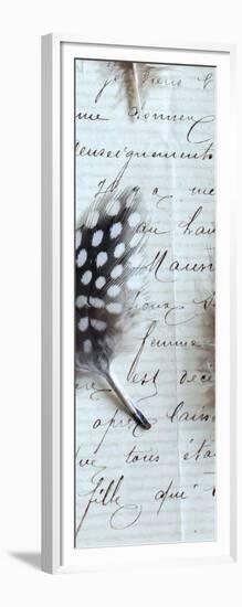 Plume Feathers V Crop I-Sue Schlabach-Framed Art Print