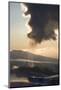 Plume of ash from a volcano at sunset-Natalie Tepper-Mounted Photo