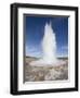 Plume of Water and Steam From the Strokkur Geysir Exploding Into the Air at Geysir Near Reykjavik-null-Framed Photographic Print