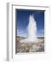 Plume of Water and Steam From the Strokkur Geysir Exploding Into the Air at Geysir Near Reykjavik-null-Framed Photographic Print